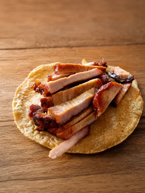 Taco de Lomo en Shory's Tacos JR