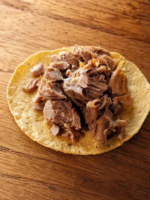 Carnitas de Chamorro en Shory's Tacos JR Xalapa